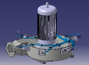 케이플랜트가 노르웨이에 수출하는 수력발전기 모델.