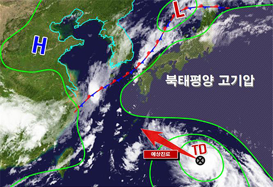 16일 12시 현재 위성영상